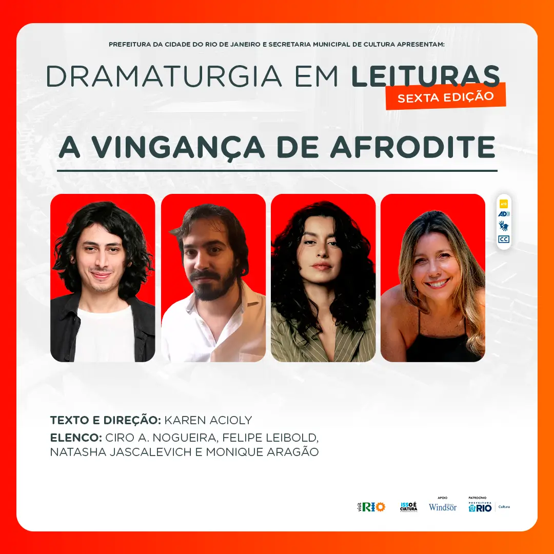 Dramaturgia em Leituras: A Vingança de Afrodite - TEATRO